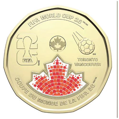 A close-up view of the vibrant reverse design of the Royal Canadian Mint’s 2026  alt=
