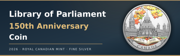 The Library of Parliament at 150: A Canadian Landmark in Fine Silver